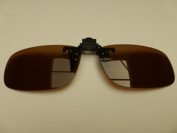 A&M Clip On Sunglasses Brown